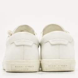 Pre Owned Saint Laurent White Leather Court Classic Sneakers Size 39