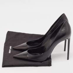 Saint Laurent Black Leather Anja Pumps Size 39
