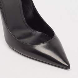 Saint Laurent Black Leather Anja Pumps Size 39