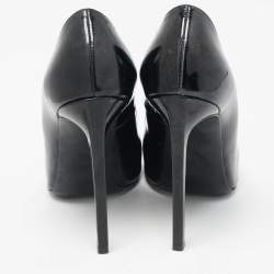 Saint Laurent Black Patent Leather Anja Pumps Size 36
