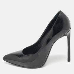 Saint Laurent Black Patent Leather Anja Pumps Size 36
