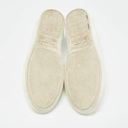 Saint Laurent White Leather Court Classic Sneakers Size 37
