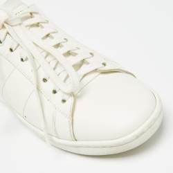 Saint Laurent White Leather Court Classic Sneakers Size 37