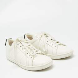 Saint Laurent White Leather Court Classic Sneakers Size 37