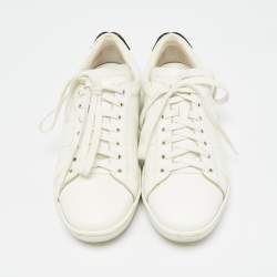 Saint Laurent White Leather Court Classic Sneakers Size 37