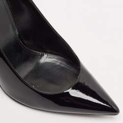 Saint Laurent Black Patent Leather Opyum Pumps Size 38