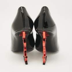 Saint Laurent Black Patent Leather Opyum Pumps Size 37