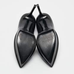 Saint Laurent Black Leather Janis Pumps Size 36