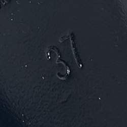 Pre Owned Saint Laurent Navy Blue Velvet Tribute Platform Sandals Size 37