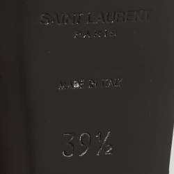 Saint Laurent Tan Leather Tribute Sandals Size 39.5