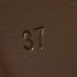 مملوكة مسبقًا Yves Saint Laurent Brown Suede Tribute Platform Sandals Size 37