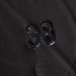 Pre Owned Saint Laurent Dark Brown Suede Le Penny 15 Loafers Size 38