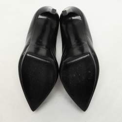 Saint Laurent Black Leather Janis Pumps Size 36
