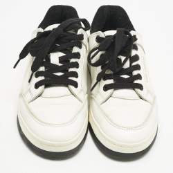 Saint Laurent White Perforated Leather SL/61 Sneakers Size 35