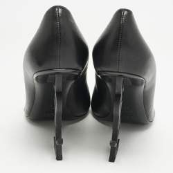 Saint Laurent Black Leather Opyum Pumps Size 40