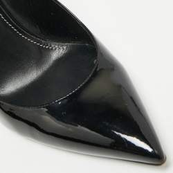 Pre Owned Saint Laurent Black Patent Leather Opyum Pumps Size 41.5