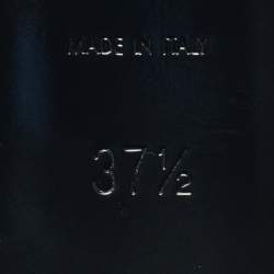 Pre Owned Saint Laurent Black Leather Anai Pumps Size 37.5