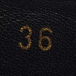 مملوكة مسبقًا حذاء لوفرز سان لوران جلد أسود سليب أون مقاس 36