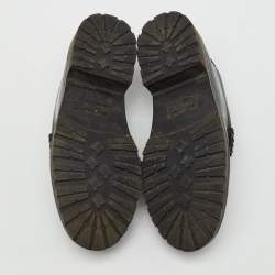 مملوكة مسبقًا حذاء لوفرز سان لوران جلد أسود سليب أون مقاس 36