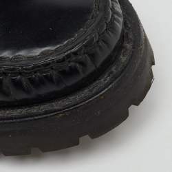 مملوكة مسبقًا حذاء لوفرز سان لوران جلد أسود سليب أون مقاس 36