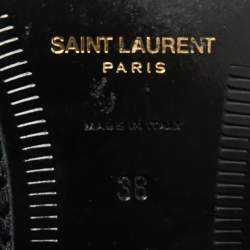 مملوكة مسبقًا Saint Laurent Le Loafer Size 38 Cream Leather Penny Loafers