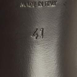 Pre Owned صندل سان لوران تريبيوت جلد موف مقاس 37