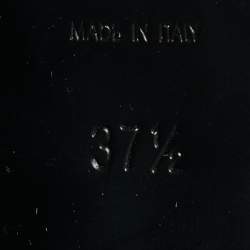 مملوكة مسبقًا حذاء كعب عالي سان لوران سوار الكاحل جلد أسود مقاس 35.5