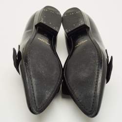 مملوكة مسبقًا Saint Laurent Deven Size 38 Black Patent Leather Loafers