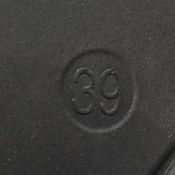 Pre Owned Saint Laurent Studded Size 39 Black Leather High Top Sneakers