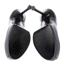 Saint Laurent Paris Black Patent Leather Tribtoo Pumps Size 39