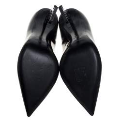مملوكة مسبقًا Saint Laurent Black Patent Leather Opyum Pumps Size 39