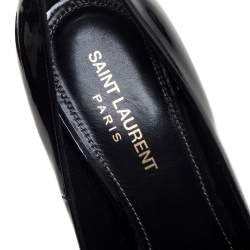 مملوكة مسبقًا Saint Laurent Black Patent Leather Opyum Pumps Size 39