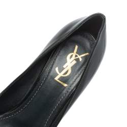 Saint Laurent Green Patent Leather Pumps Size 38.5