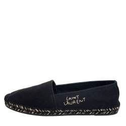 Saint Laurent, Shoes, Saint Laurent Embroidered Espadrilles In Canvas