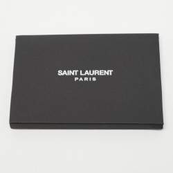 Saint Laurent White Patent Leather Tribute Platform Ankle Strap Sandals Size 37