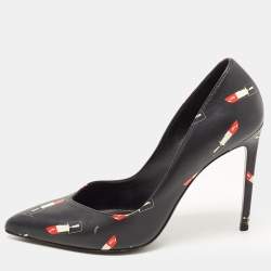 Yves Saint Laurent YSL black patent leather sz 37,5 pumps platform wooden  Heels ref.500228 - Joli Closet