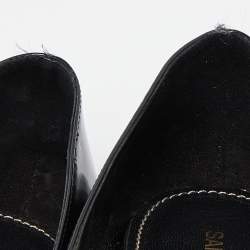 Pre Owned Saint Laurent Black Patent Leather Opyum Pointed Toe Pumps Size 40