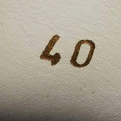 Pre Owned Saint Laurent Silver/White Leather and Glitter Andy Sneakers Size 40