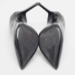 Pre Owned Saint Laurent Black Patent Leather Anja Pumps Size 37