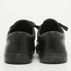 Saint Laurent Paris Black Leather Andy Low Top Sneakers Size 37