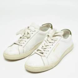 Saint Laurent White Leather Court Classic Sneakers Size 40