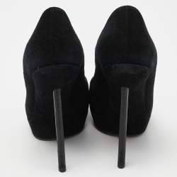 Saint Laurent Black Suede Janis Pumps Size 37