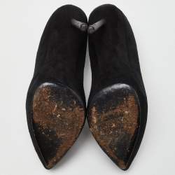 Saint Laurent Black Suede Janis Pumps Size 37