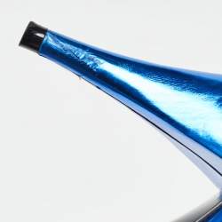 Saint Laurent Blue Leather Pointed Toe Pumps Size 36.5