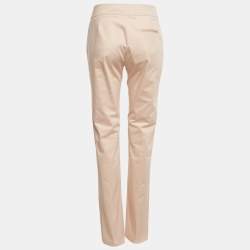 Salvatore Ferragamo Pink Cotton Trousers M