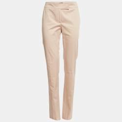 Salvatore Ferragamo Pink Cotton Trousers M