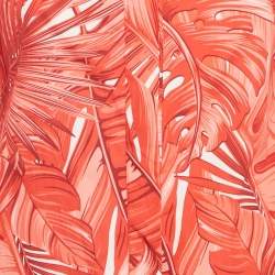Pre Owned Salvatore Ferragamo Red Tropical Print Cotton Shirt S