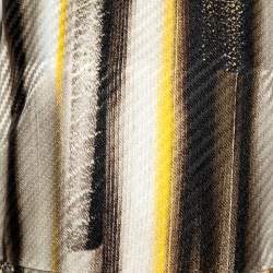 Pre Owned Salvatore Ferragamo Multicolor Snake Print Patterned Satin Asymmetric Dress M