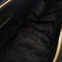 Pre Owned Salvatore Ferragamo Black Leather Beky Tote