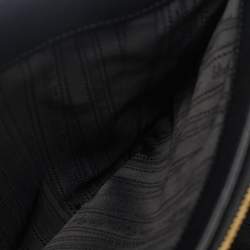 Pre Owned Salvatore Ferragamo Black Leather Beky Tote